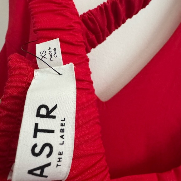 ASTR The Label Women's Red Cross Back Sleeveless Midi Dress XS B3032 - Picture 8 of 8